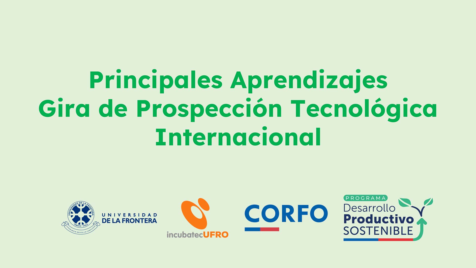 Prospección Tecnológica Internacional para Conocer e Implementar Prácticas Sostenibles de Agricultura Regenerativa en Chile