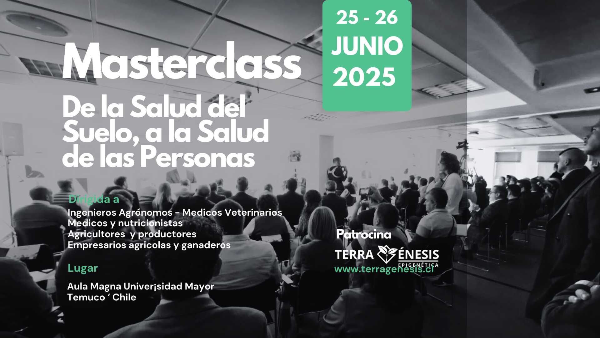 Masterclass De la Salud del Suelo, a la Salud de las Personas